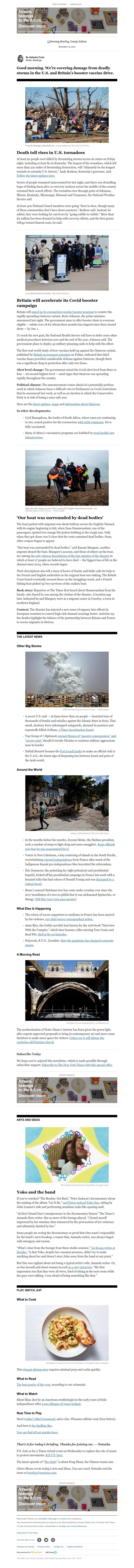 The New York Times - Your Monday Briefing