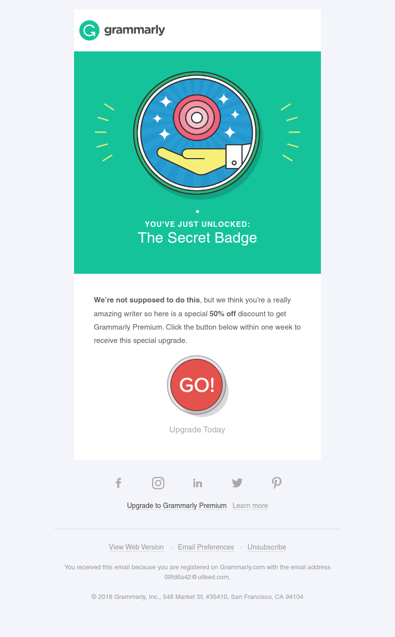 Grammarly - Psst. We Have Something for You (but it's a Secret)