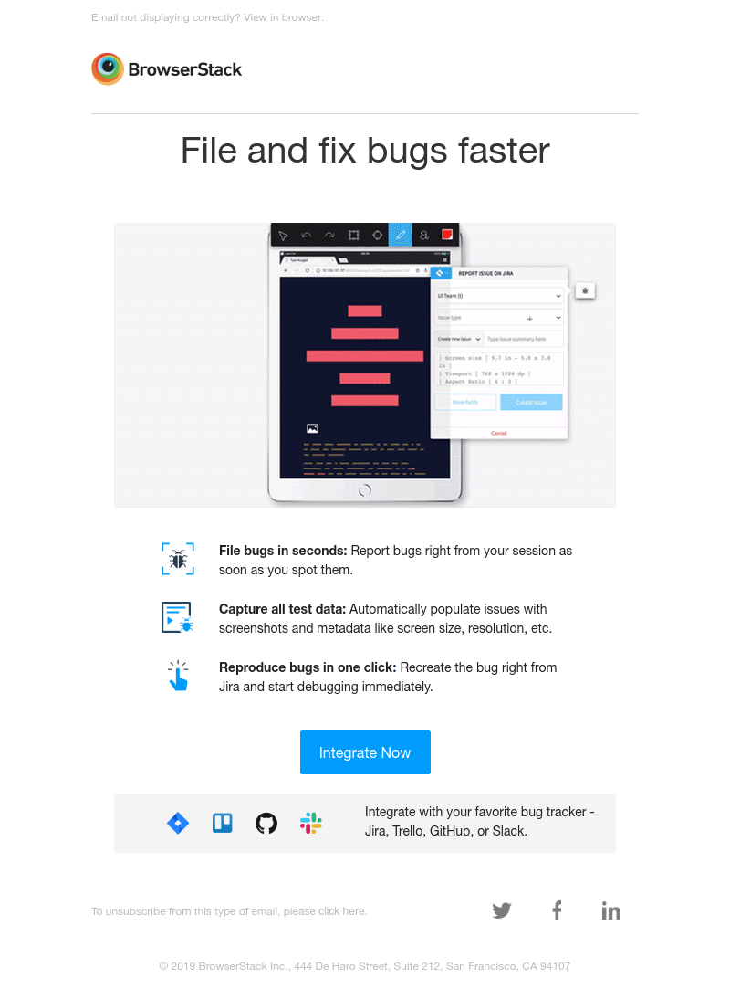  - File Jira issues in seconds from BrowserStack