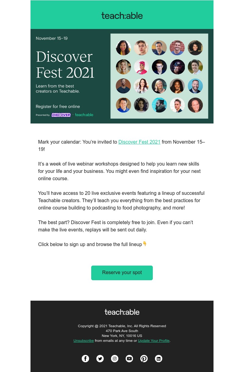 Teachable - Learn from industry leading creators for free
