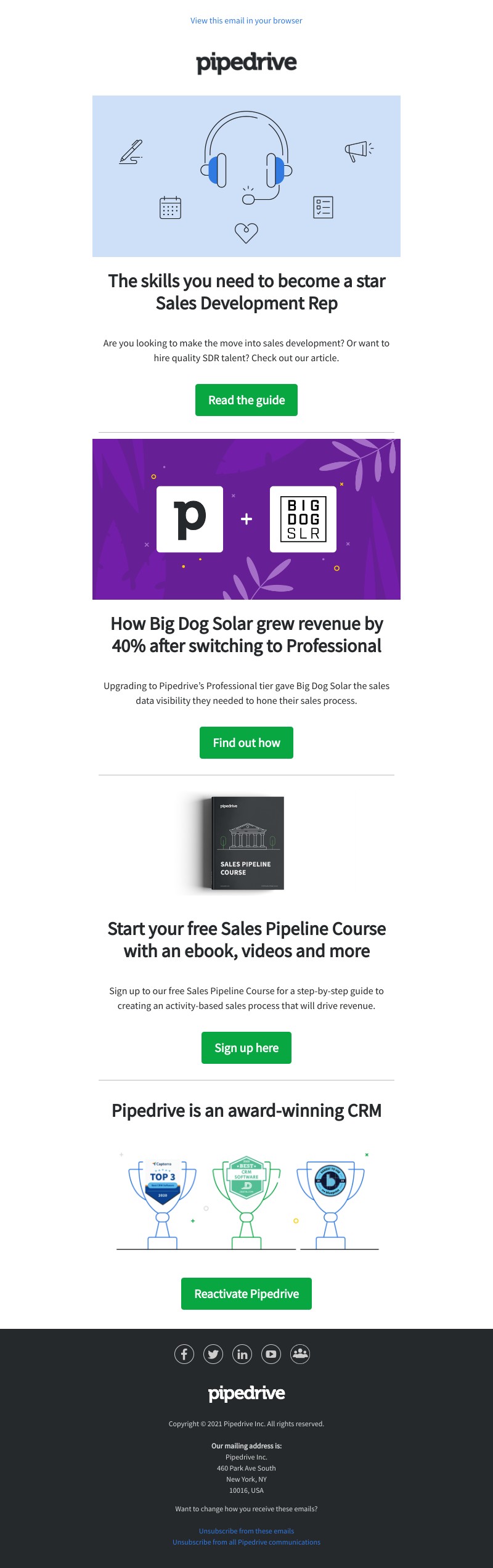 Pipedrive - The key steps to becoming a great Sales Development Rep
