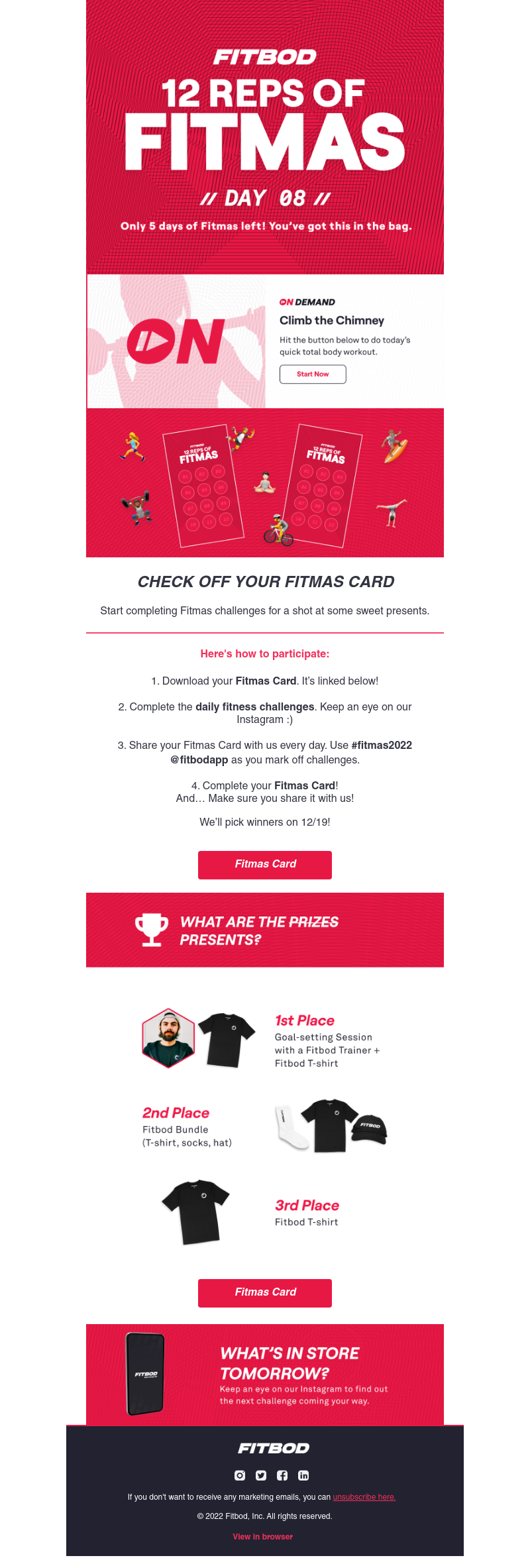 Fitbod - ONLY 5 Days of Fitmas left!