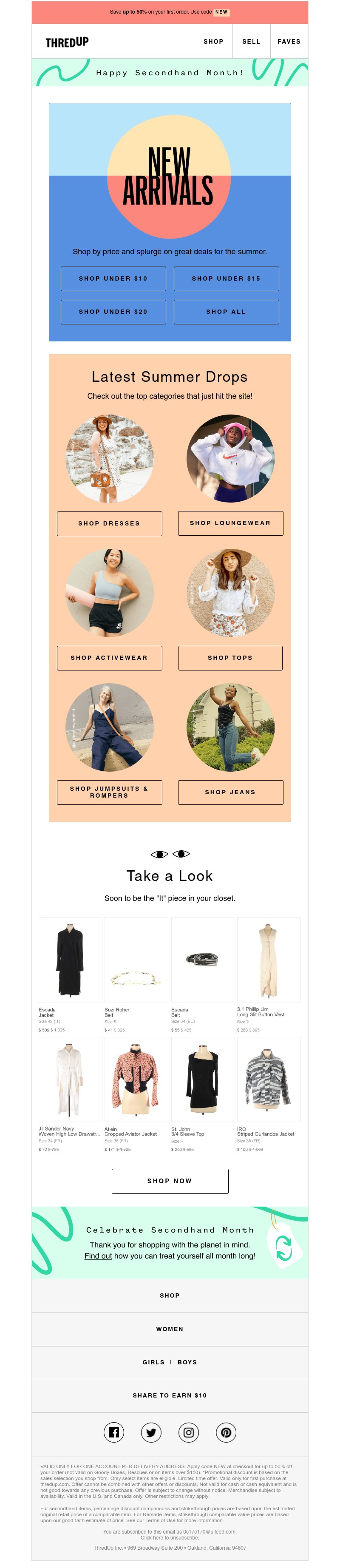 thredUP - Have you seen the new arrivals?
