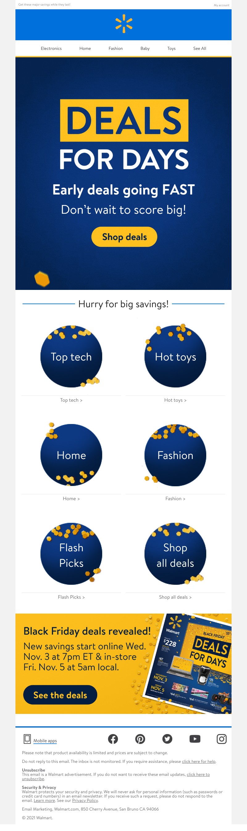 Walmart - 🚨 Don’t miss EARLY DEALS🚨
