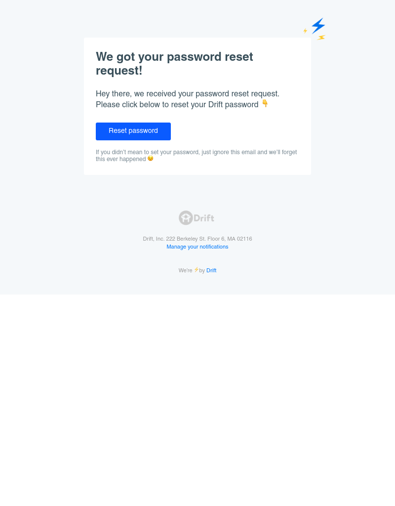  - Let's reset your password