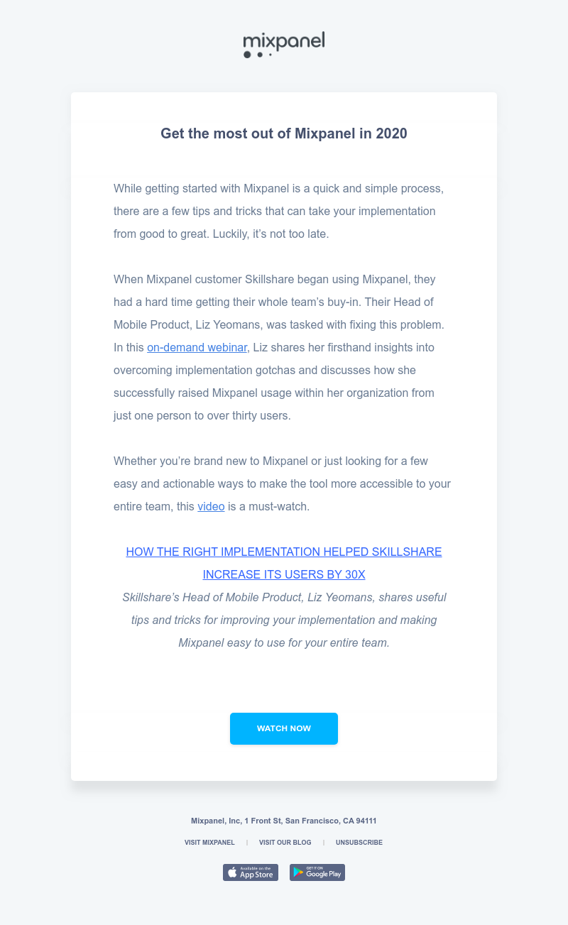 Mixpanel - Simple tips to get the most out of Mixpanel in 2020