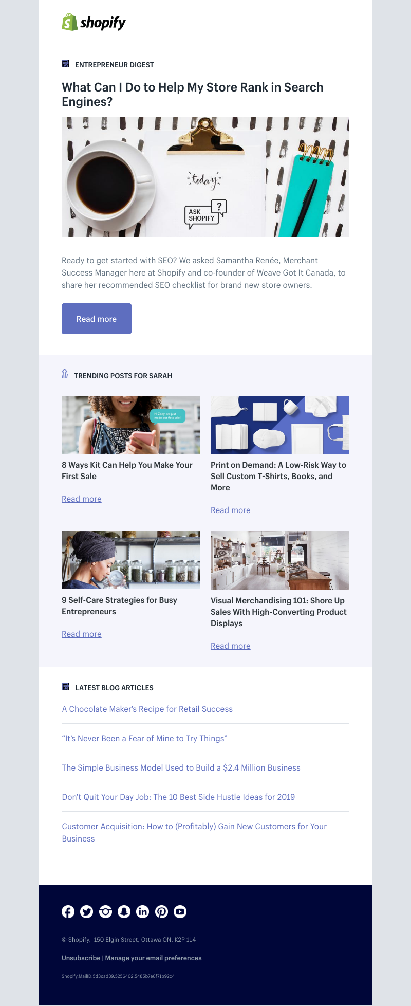 Shopify - What Can I Do to Help My Store Rank in Search Engines?