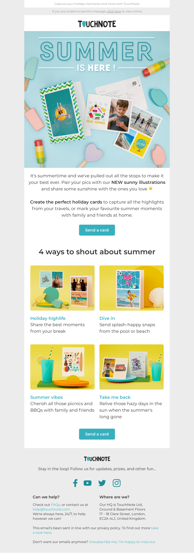 TouchNote - Flip-flops ✅ Camera ✅ Postcards..?