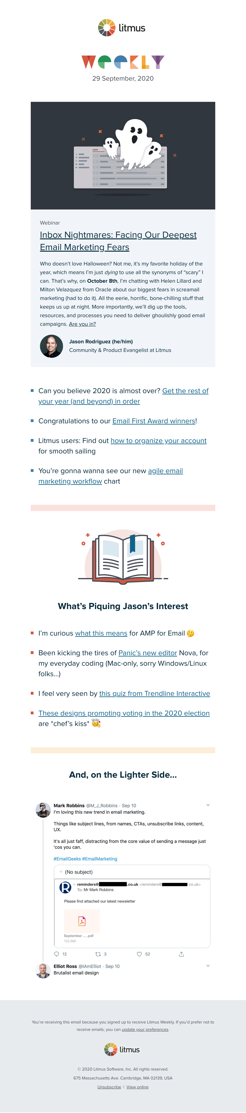 Litmus - How to banish email fears, test your email geekiness, and more