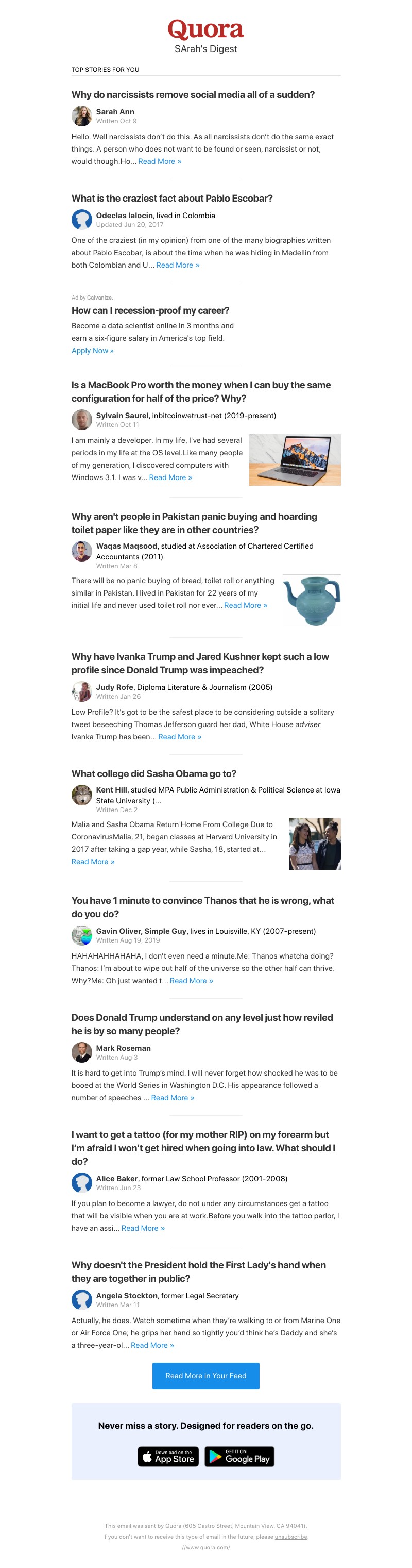 Quora - Why do narcissists remove social media all of a sudden?