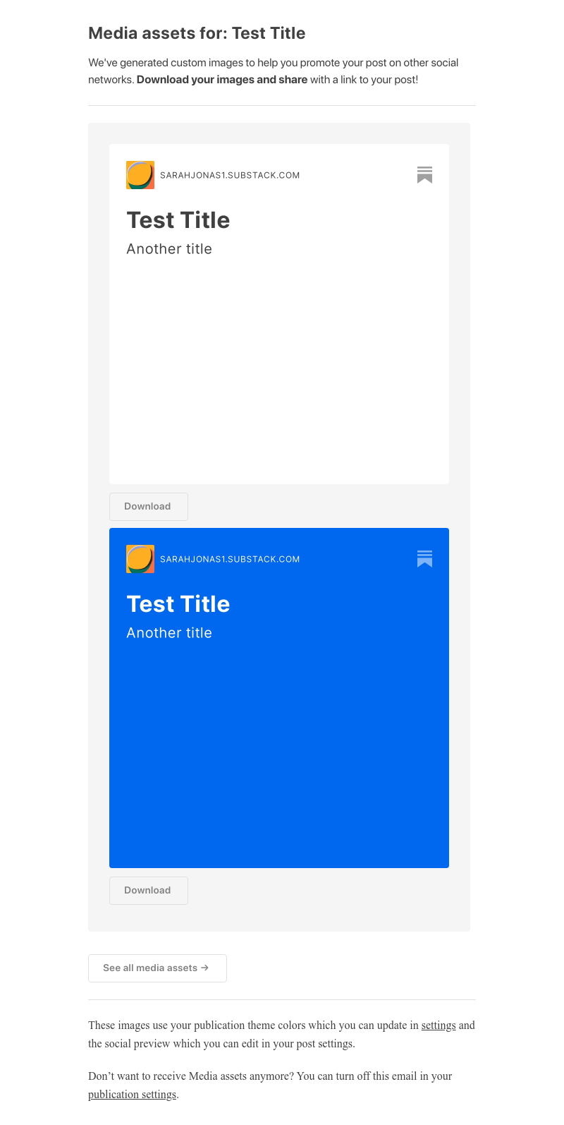 Substack - Media Assets for: Test Title