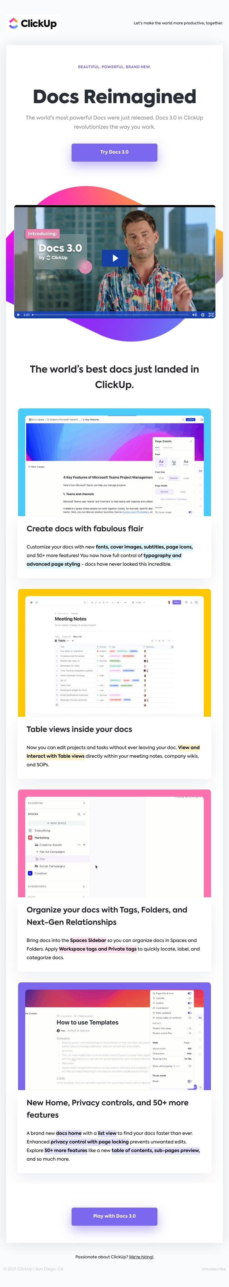 ClickUp - You'll never guess what we just added to ClickUp...
