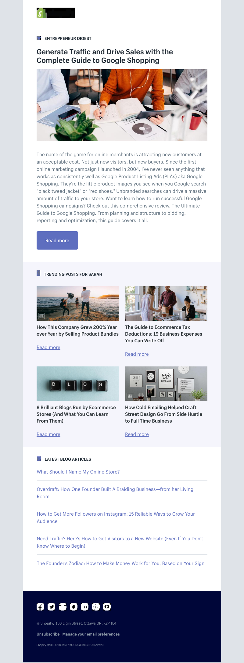 Shopify - Generate Traffic and Drive Sales with the Complete Guide to Google Shopping