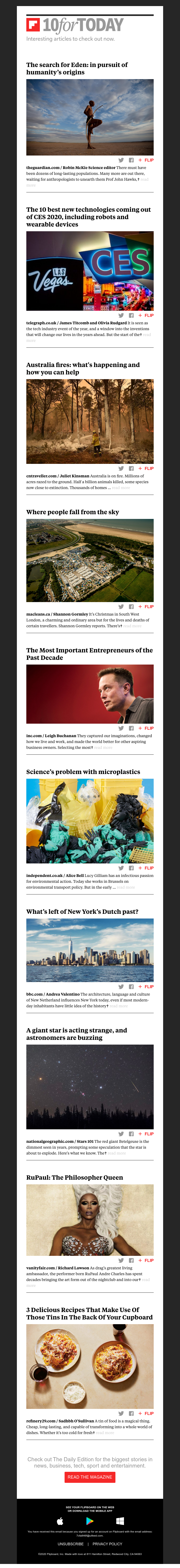 Flipboard - The search for Eden