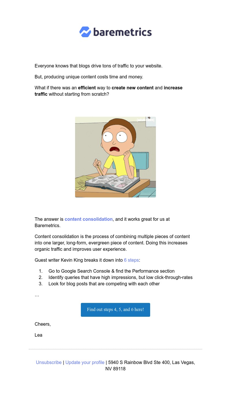 Baremetrics - Boost organic traffic without creating more content? Here's how ♻️
