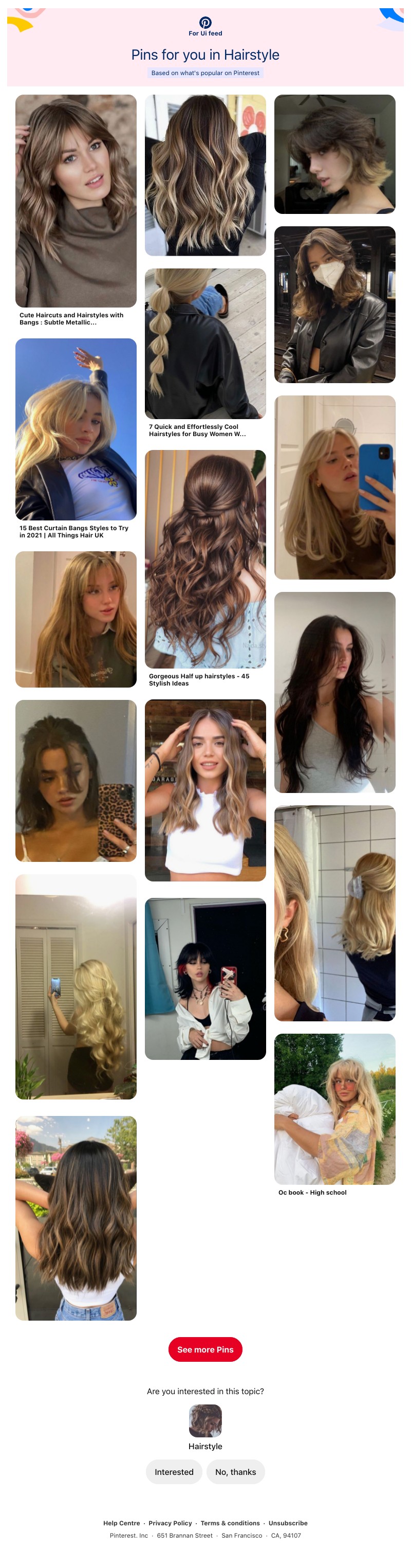 Pinterest - Hi UI Feed! 💇 17 Hairstyle Pins you might like
