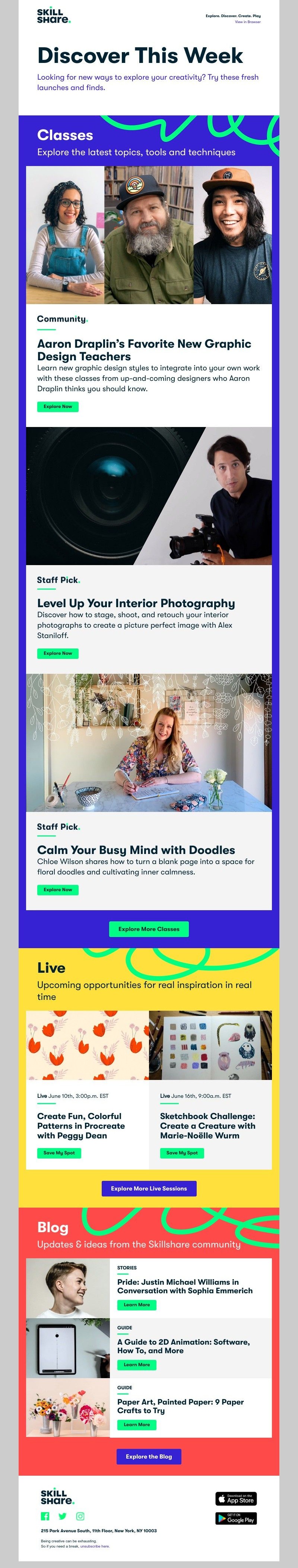 Skillshare - Sarah, Push Your Graphic Design Style, Find Calm with Doodling, and More!