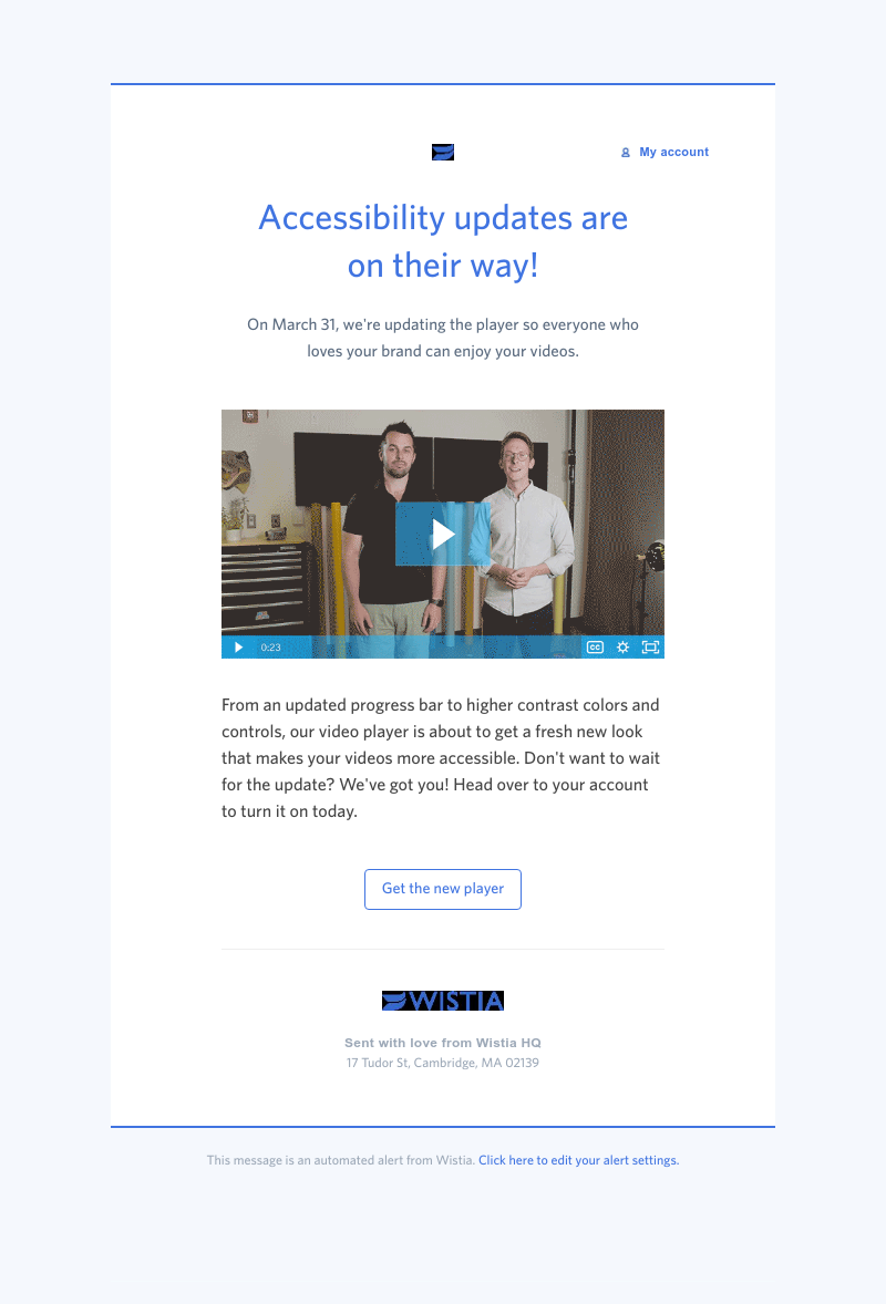 Wistia - We're making our player more accessible
