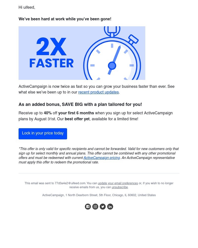  - 2x faster and an added bonus