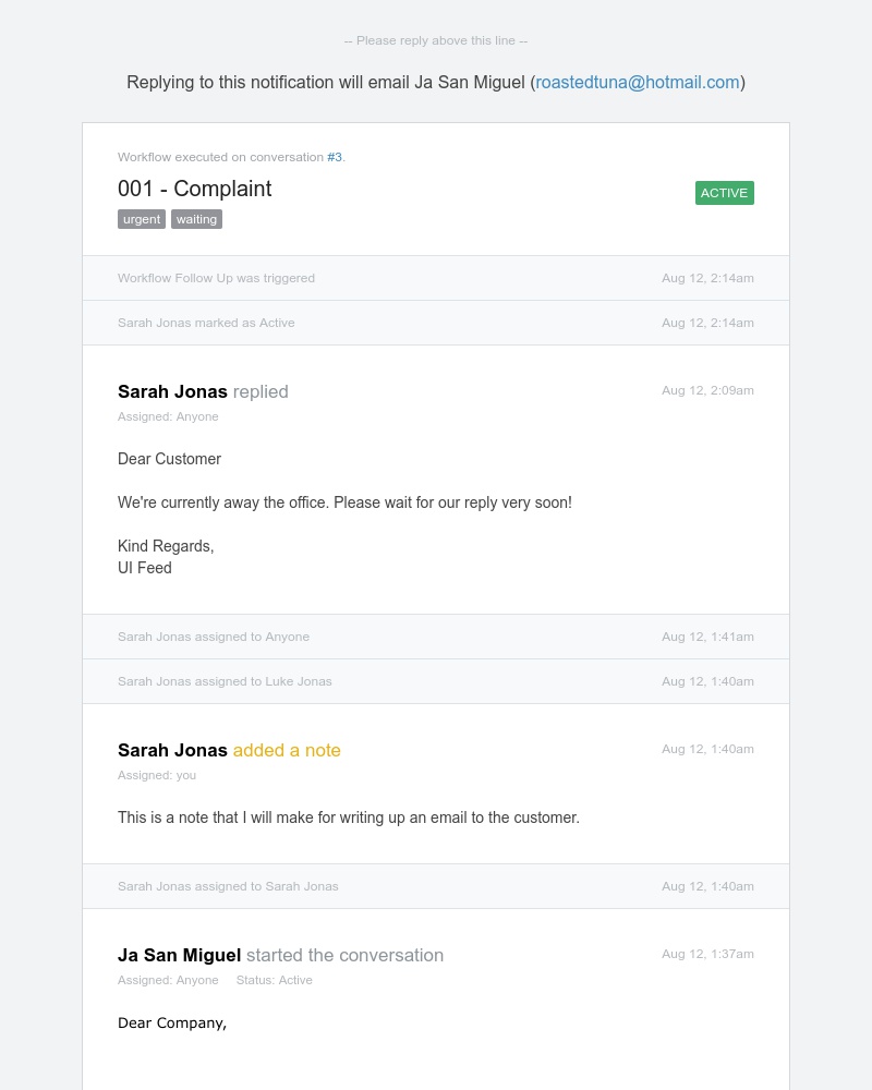  - [#3] 001 - Complaint