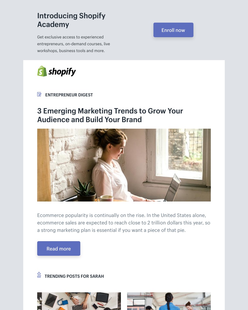 Shopify - 3 Emerging Marketing Trends