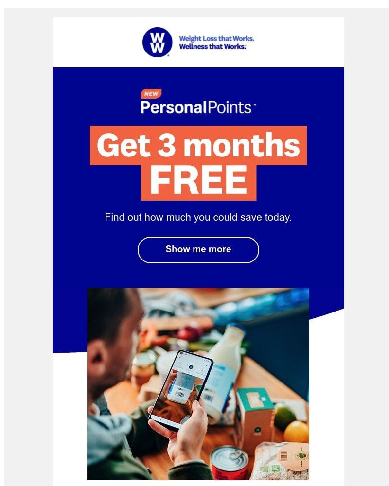 WW (Weight Watchers) - 3 months FREE - Join today.