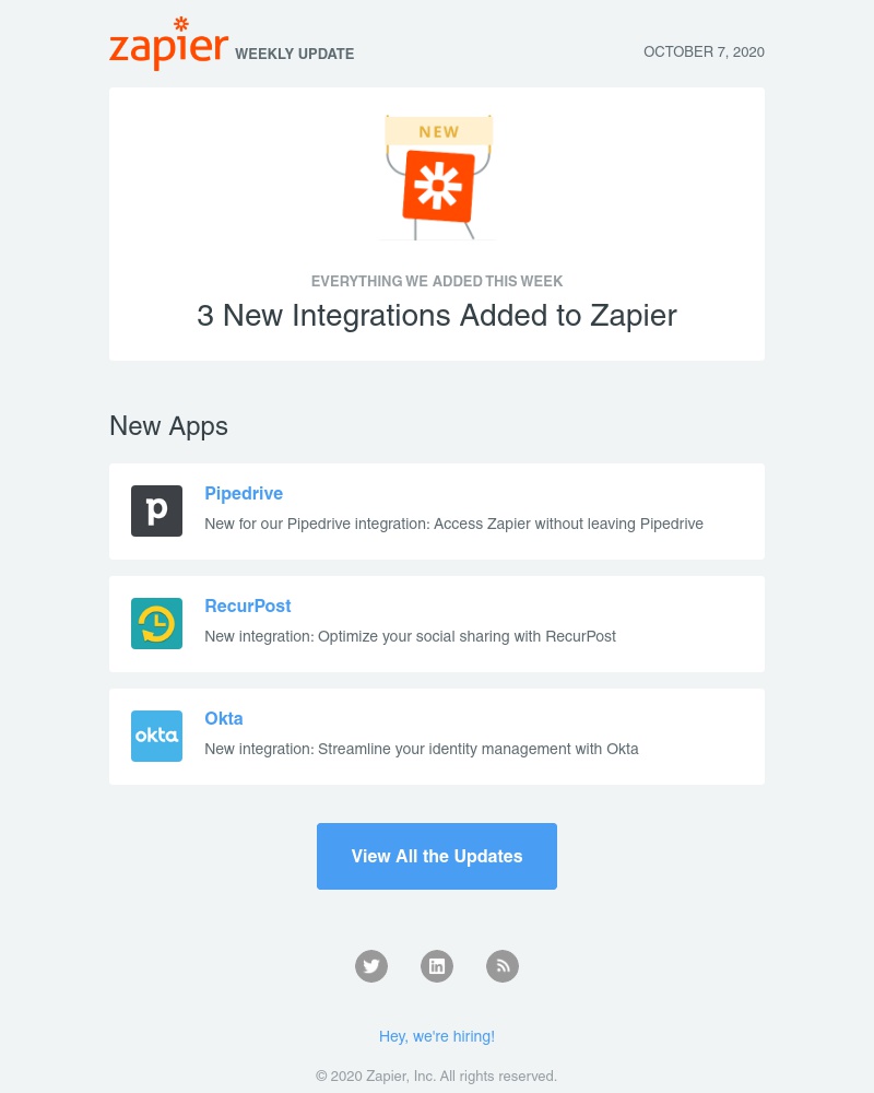 Zapier - 🚀 3 new integrations added to Zapier