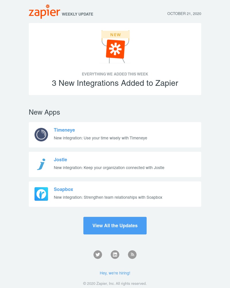 Zapier - 🚀 3 new integrations added to Zapier