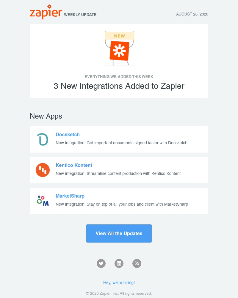 Zapier - 🚀 3 new integrations added to Zapier
