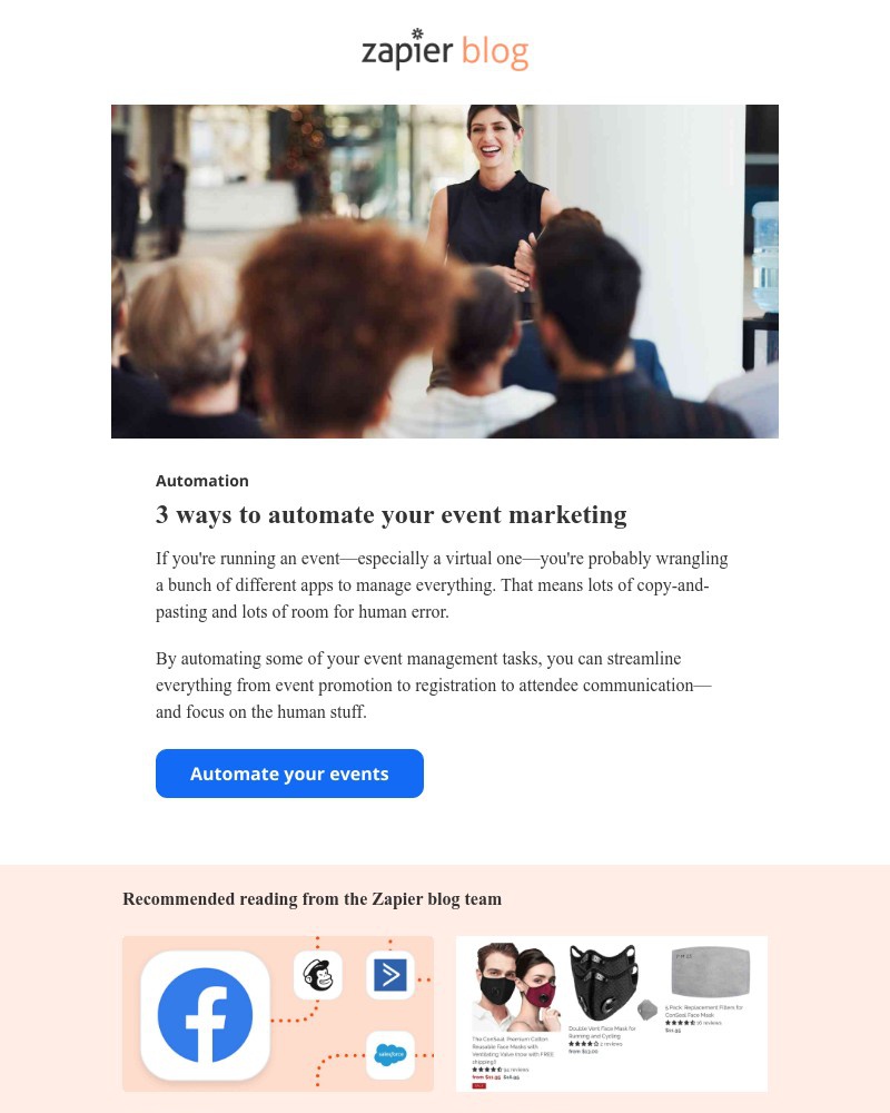 Zapier - 3 ways to automate your event marketing