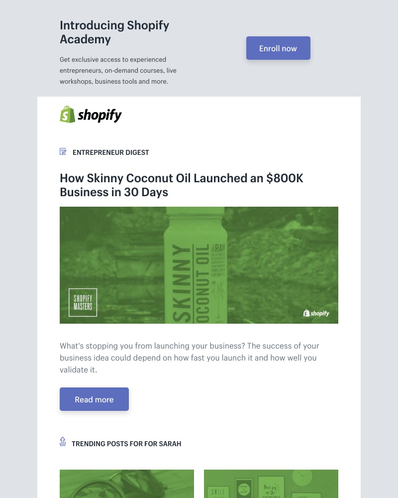 Shopify - 30 Days. $800K in Sales