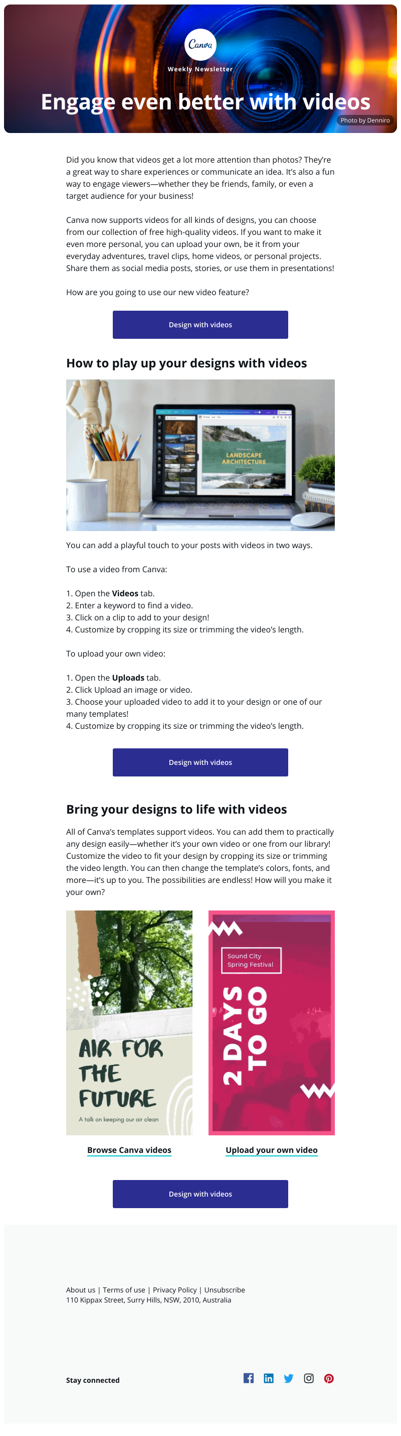 Canva - Put the spotlight on your videos