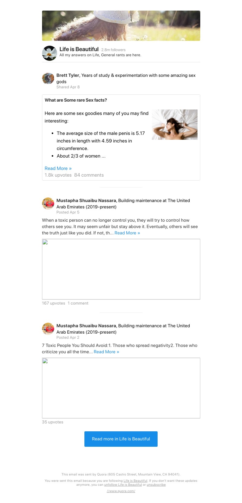 Quora - What are Some rare Sex facts?