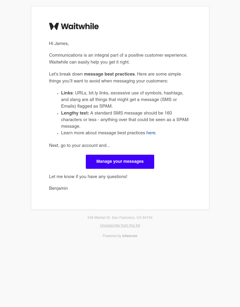 Waitwhile - Effective communication with your customers starts here 💬