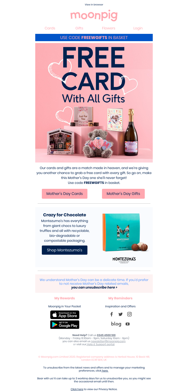 Moonpig - SURPRISE! We extended the offer for you 😎