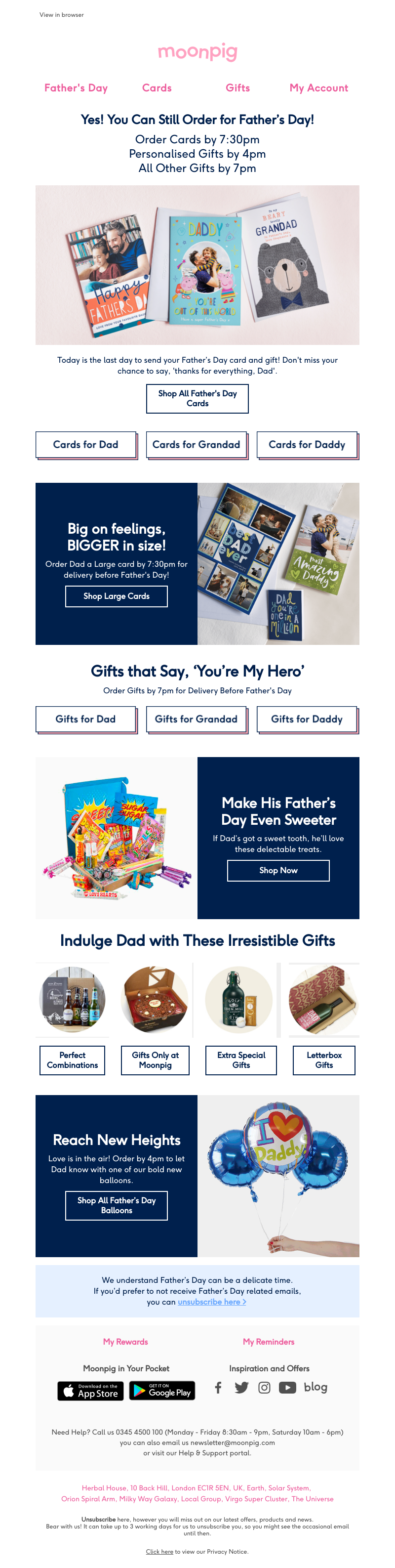 Moonpig - Did we just SAVE Father’s Day?? 🙌