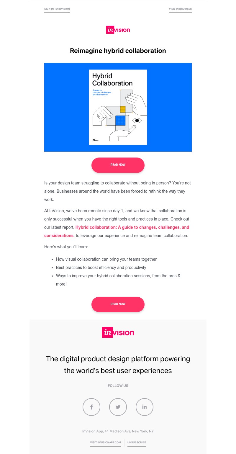 InVision - New Guide: How design teams can improve hybrid collaboration