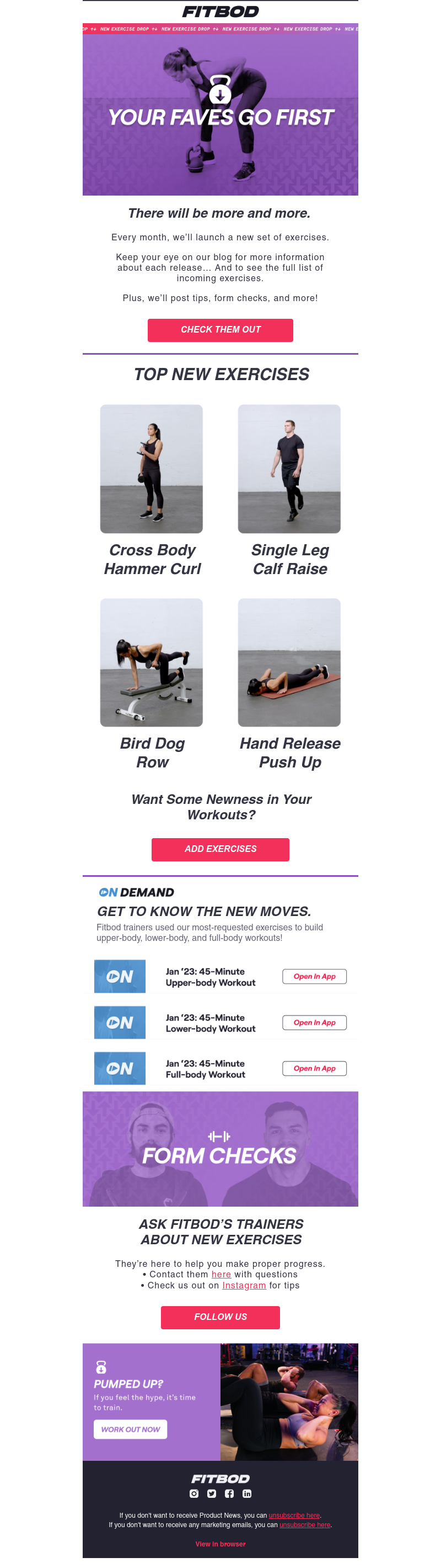 Fitbod - You wanted NEW Exercises...