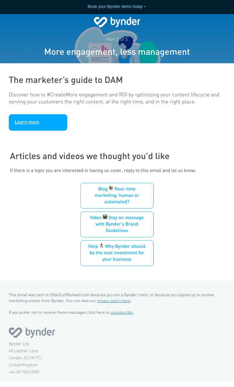 Bynder - Part 2: #CreateMore ROI with Bynder
