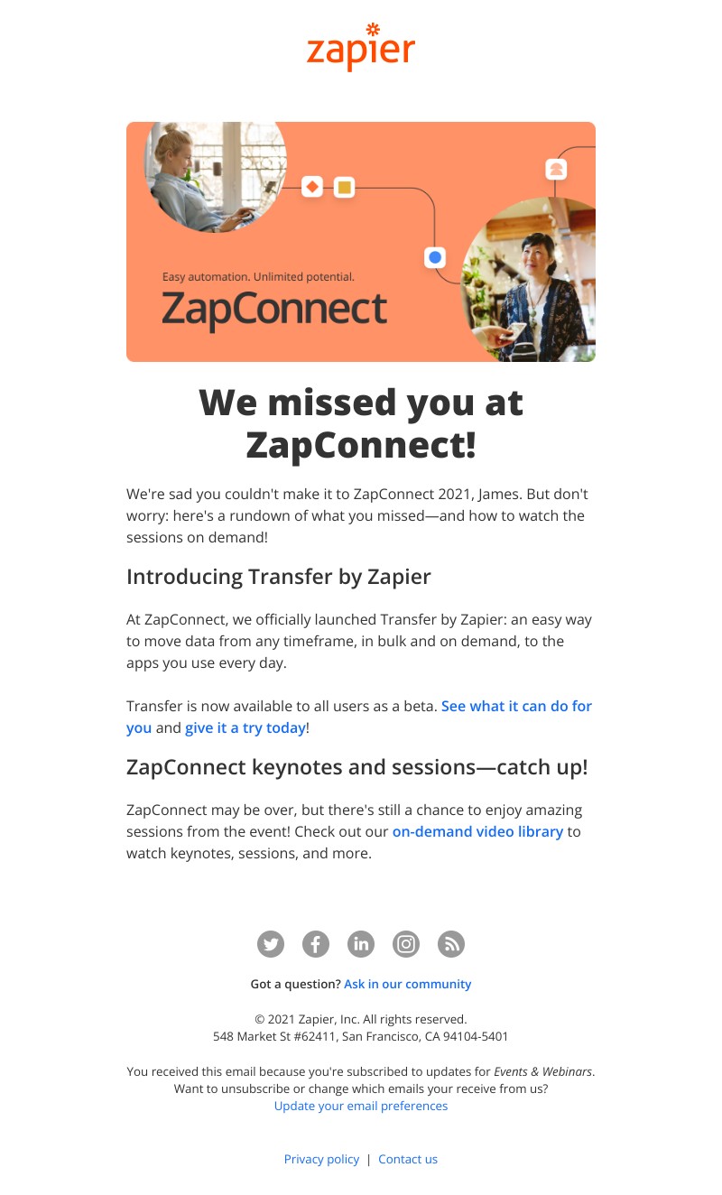 Zapier - Here’s what you missed at ZapConnect