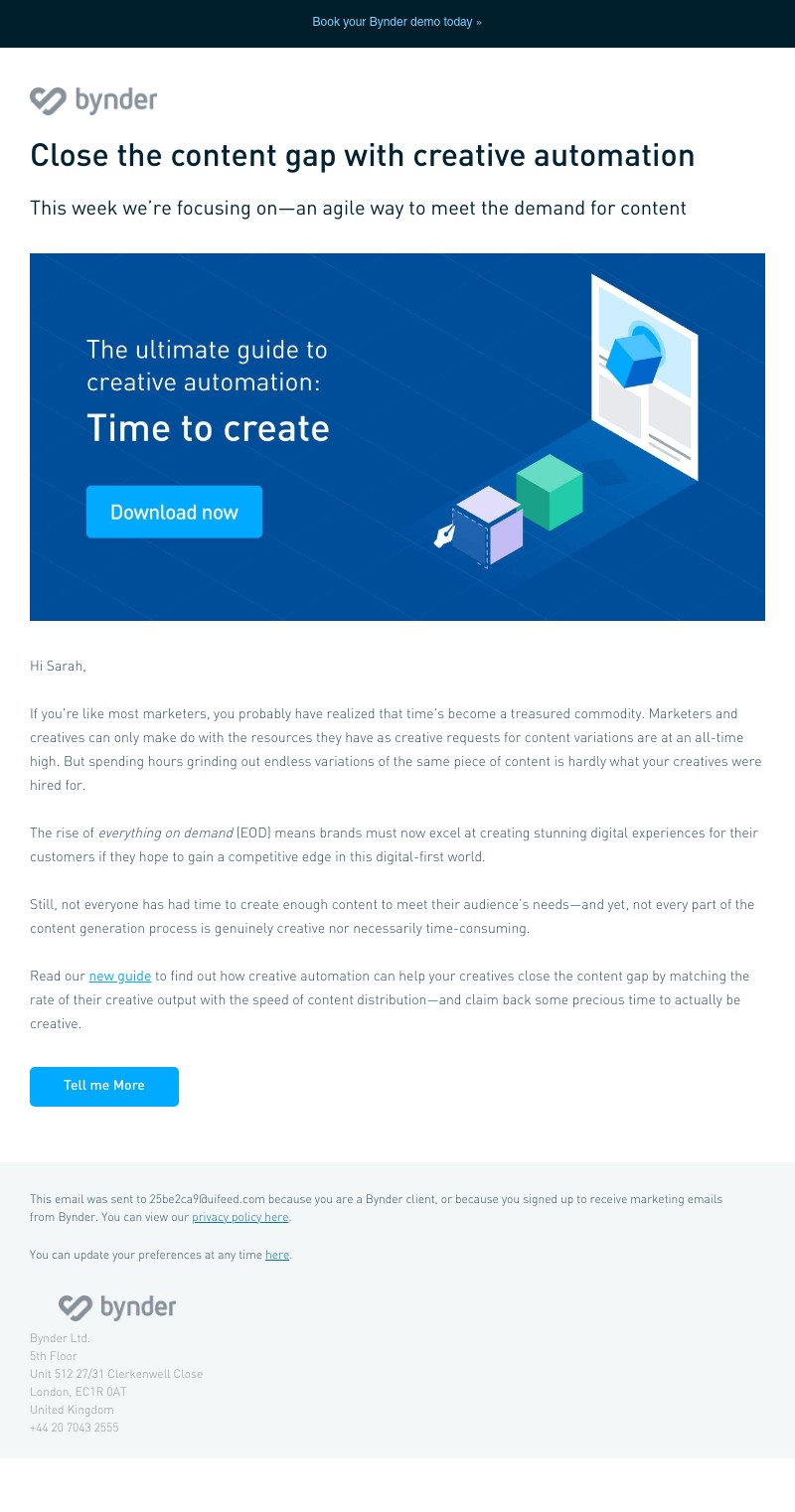 Bynder - Bynder Brandbeat: Close the content gap with creative automation