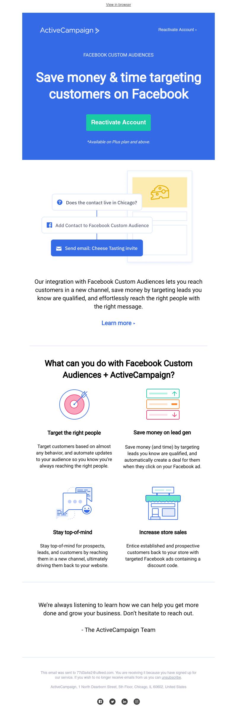  - Reach your leads on Facebook with ease