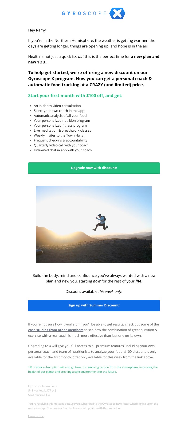 Gyroscope - Summer Discount for Gyroscope X! ☀️😎
