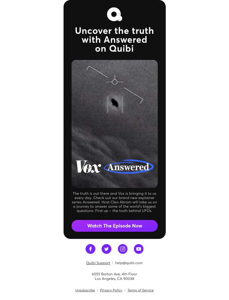 Quibi - UFOs Are Real