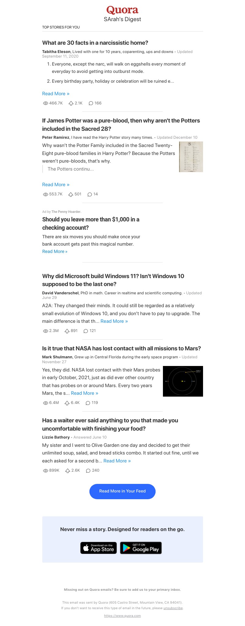 Quora - What are 30 facts in a narcissistic home?
