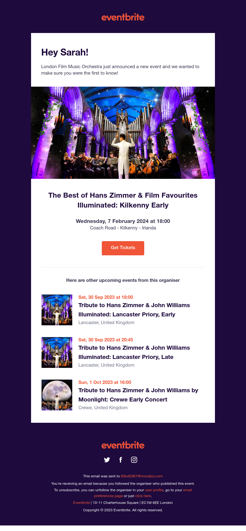 Eventbrite - Don't miss this new event by London Film Music Orchestra on 7 Feb!