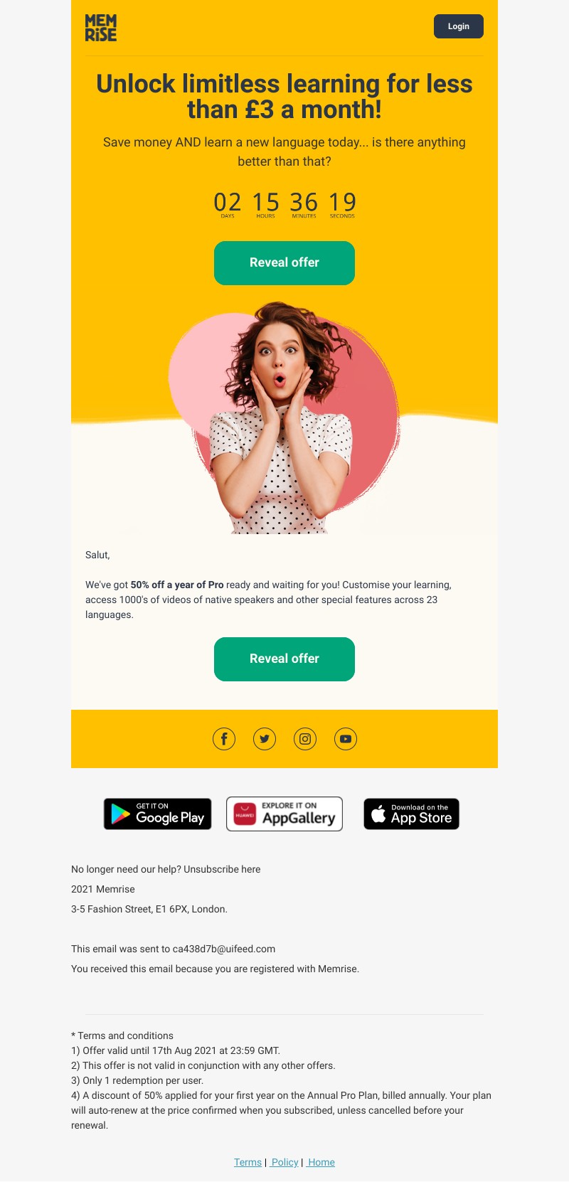 Memrise - FLASH SALE IS HERE. Don't miss out! ⚡️⚡️