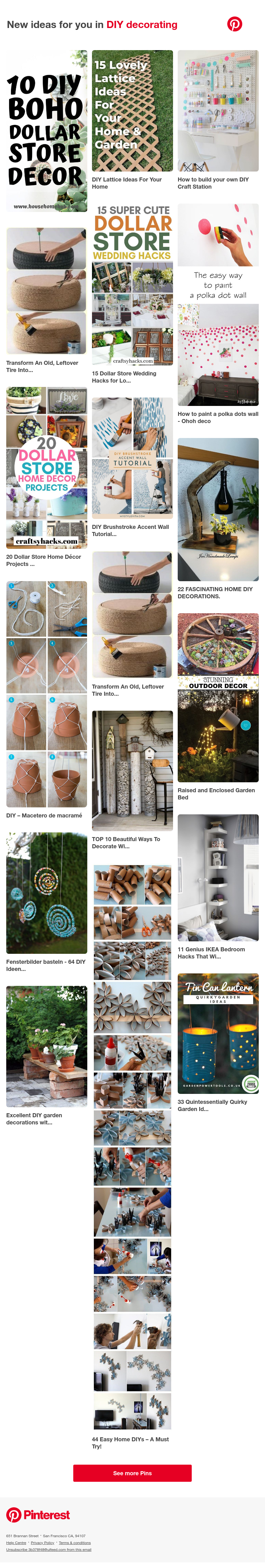 Pinterest - Hi UI Feed! 🛠 18 DIY decorating Pins to check out