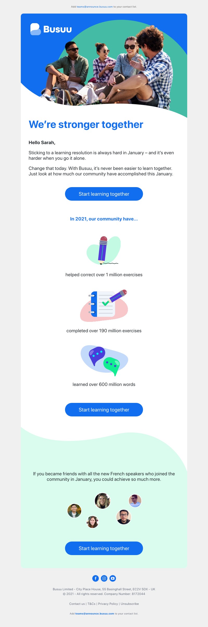 Busuu - The results are in 🥁 Check out the community’s progress this month