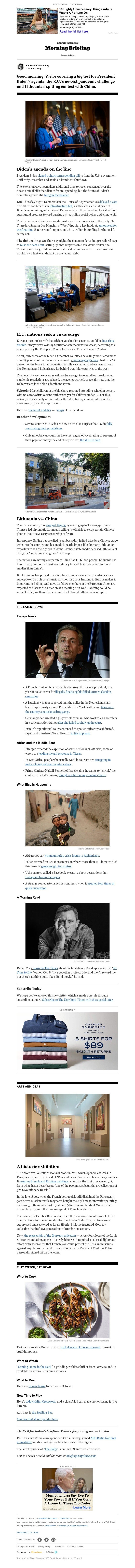 The New York Times - Your Friday Briefing